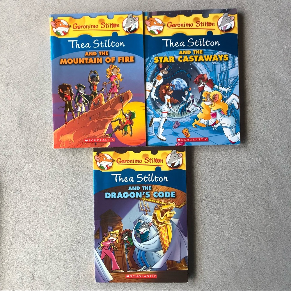 Set of 3 ~ Thea Stilton Books